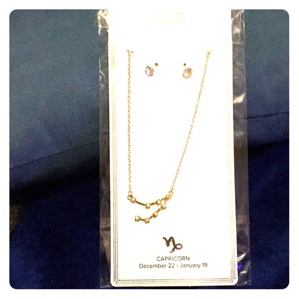 Capricorn ♑️ constellation necklace